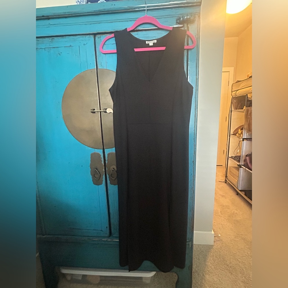 Whistles Black Sleeveless Dress
